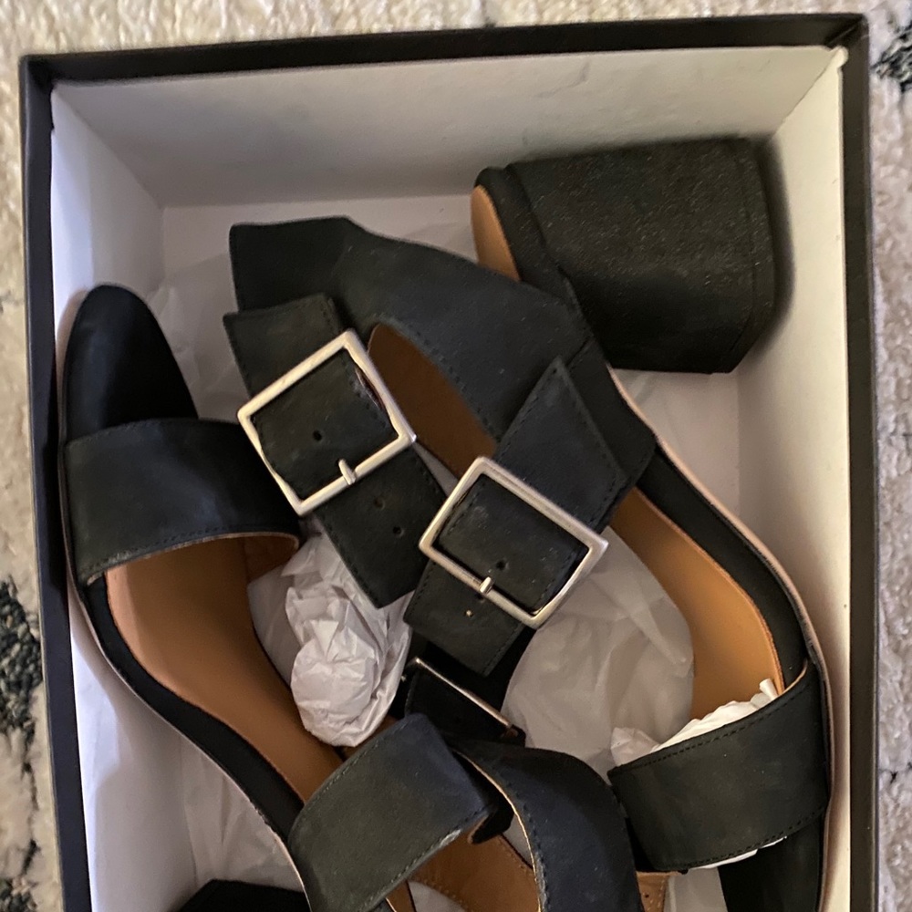 Chunky heel sandal